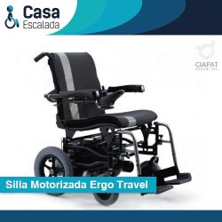 En la imagen se encuentra el producto, que es una silla de ruedas motorizada.