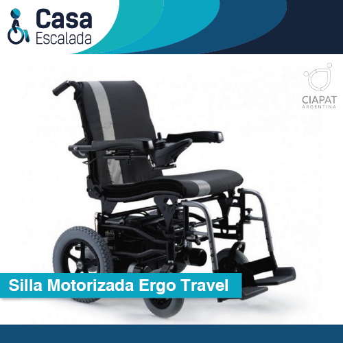En la imagen se encuentra el producto, que es una silla de ruedas motorizada.