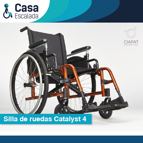 En la imagen se muestra la silla de ruedas Catalyst 4.