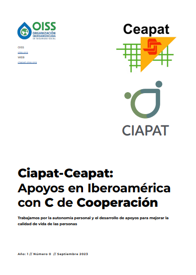 Portada del boletín N°0 de la Red Ciapat - Ceapat. Apoyos en Iberoamerica con C de cooperación.