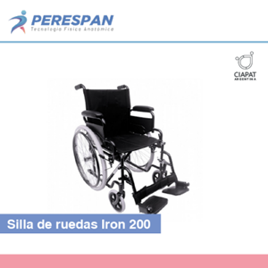 En la imagen se muestra la silla de ruedas Iron 200.