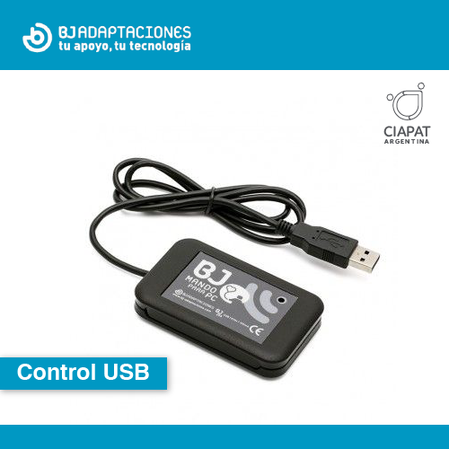 En la imagen vemos el logo de la empresa, el nombre del producto y una imagen del mismo. Este es un cable adaptador de controles y dispositivos por USB para poder trasladar.